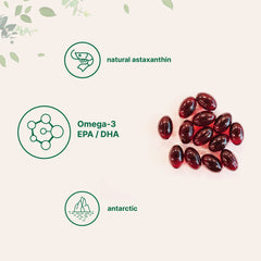 Micro Ingredients Krill Oil capsules being poured for serving size awareness