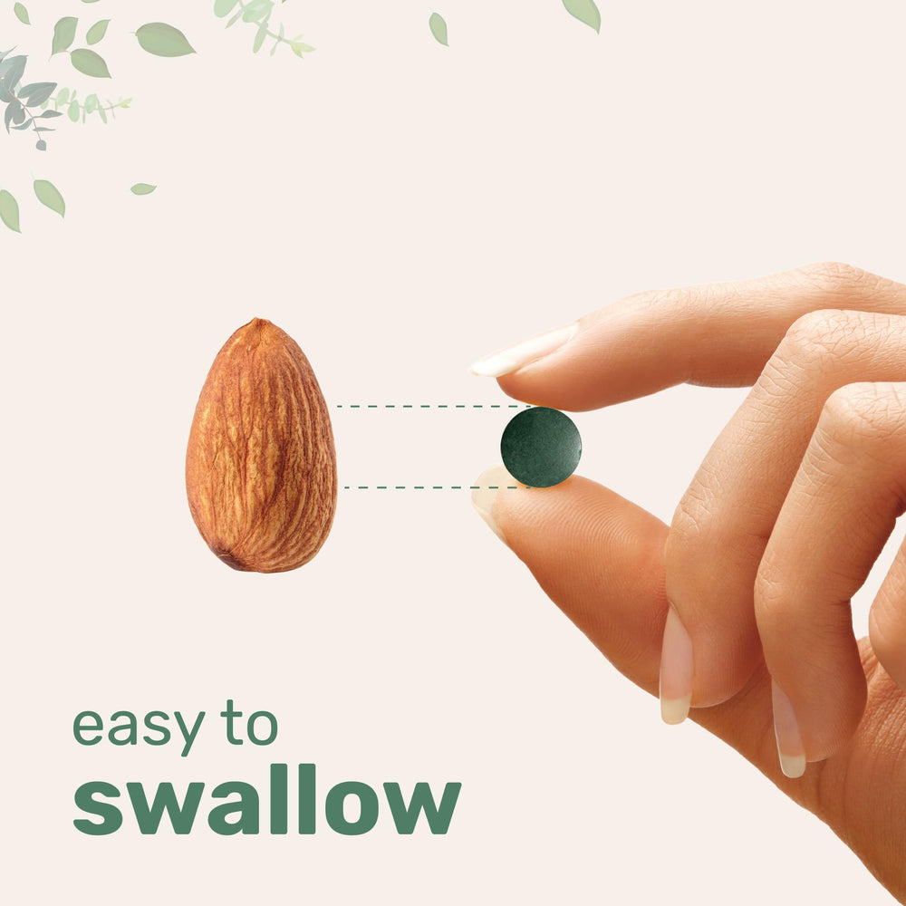 Lab-tested purity of Micro Ingredients spirulina-chlorella tablets