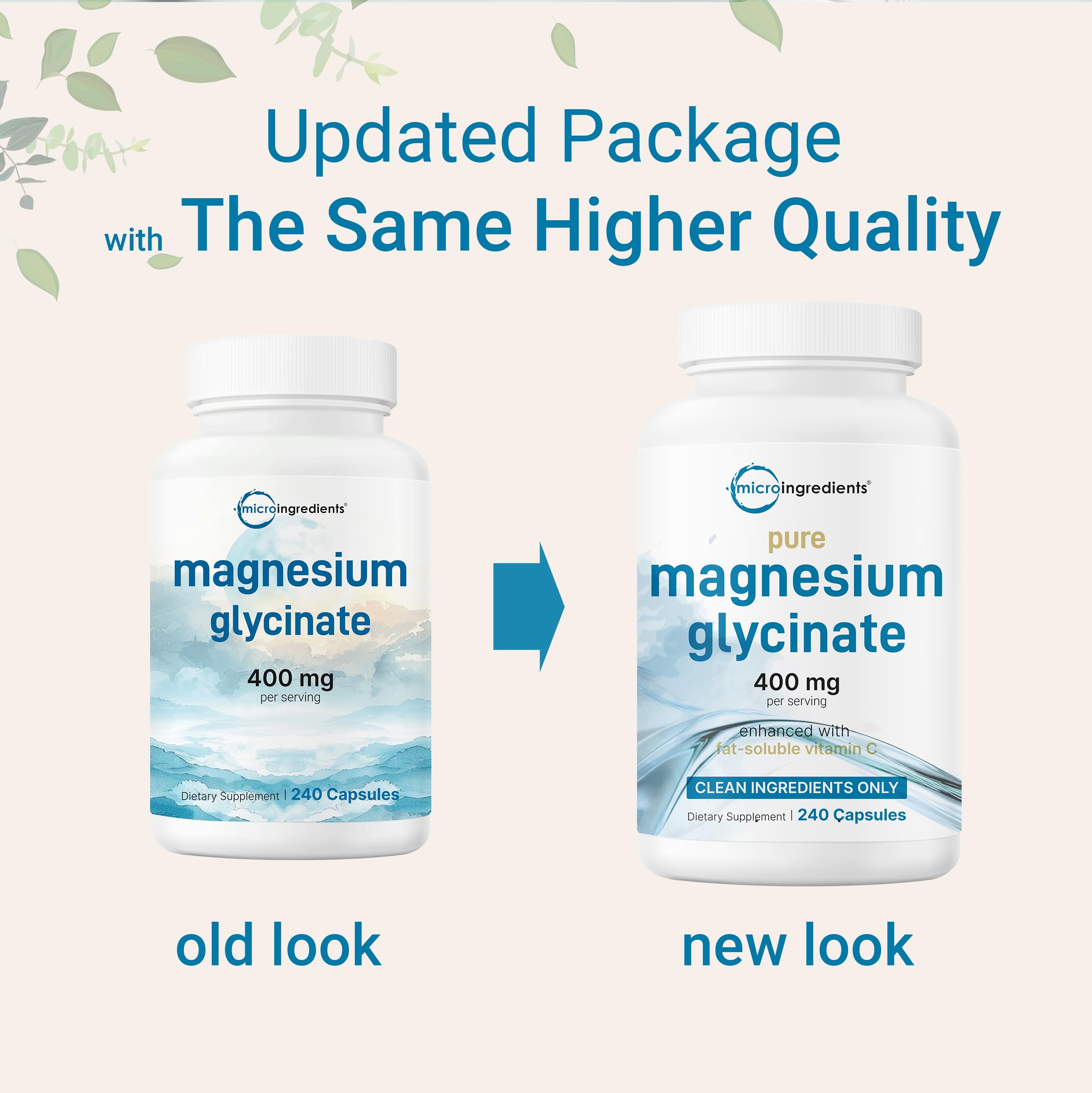 Micro Ingredients label detail shows non-GMO, filler-free promise for clean nutrition.