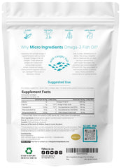 Lemon-flavored burpless softgels reduce fishy aftertaste for easier daily use.