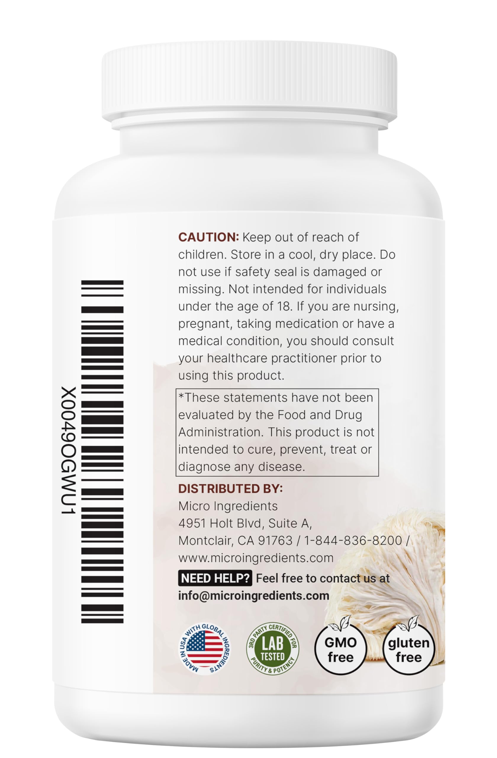 Serving-size note graphic illustrates 8,400 mg equivalent per two capsules