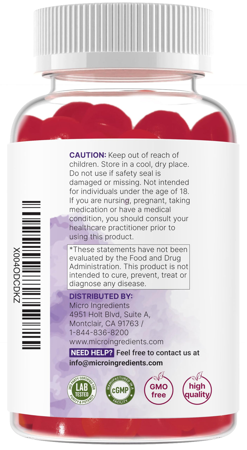 Micro Ingredients Melatonin 120-count bottle supports consistent nightly routines