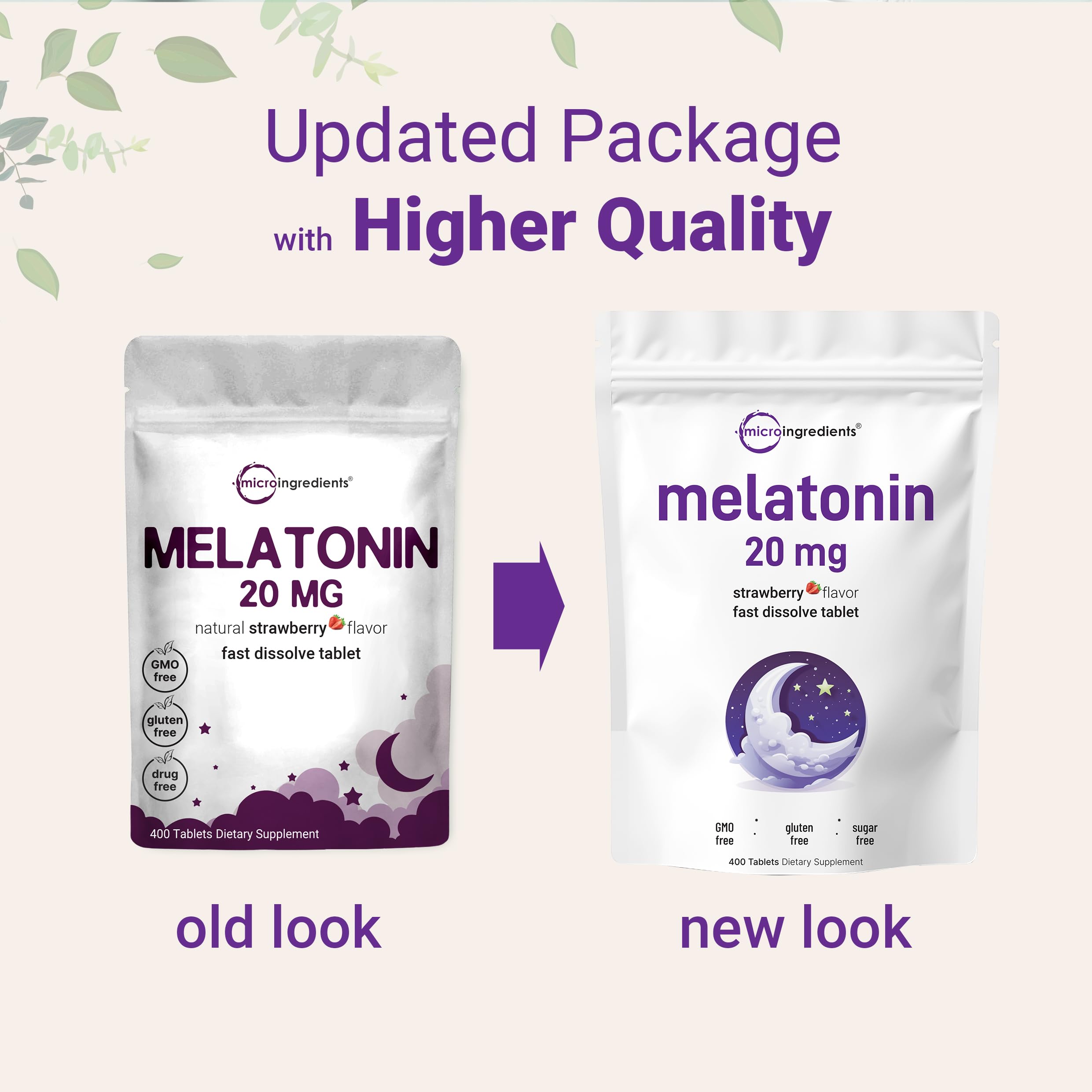 Micro Ingredients fast-dissolve melatonin tablet dissolving in water, for quicker night-time comfort.