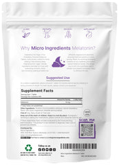 Close-up of fast-dissolve melatonin tablets on tongue for quick absorption.