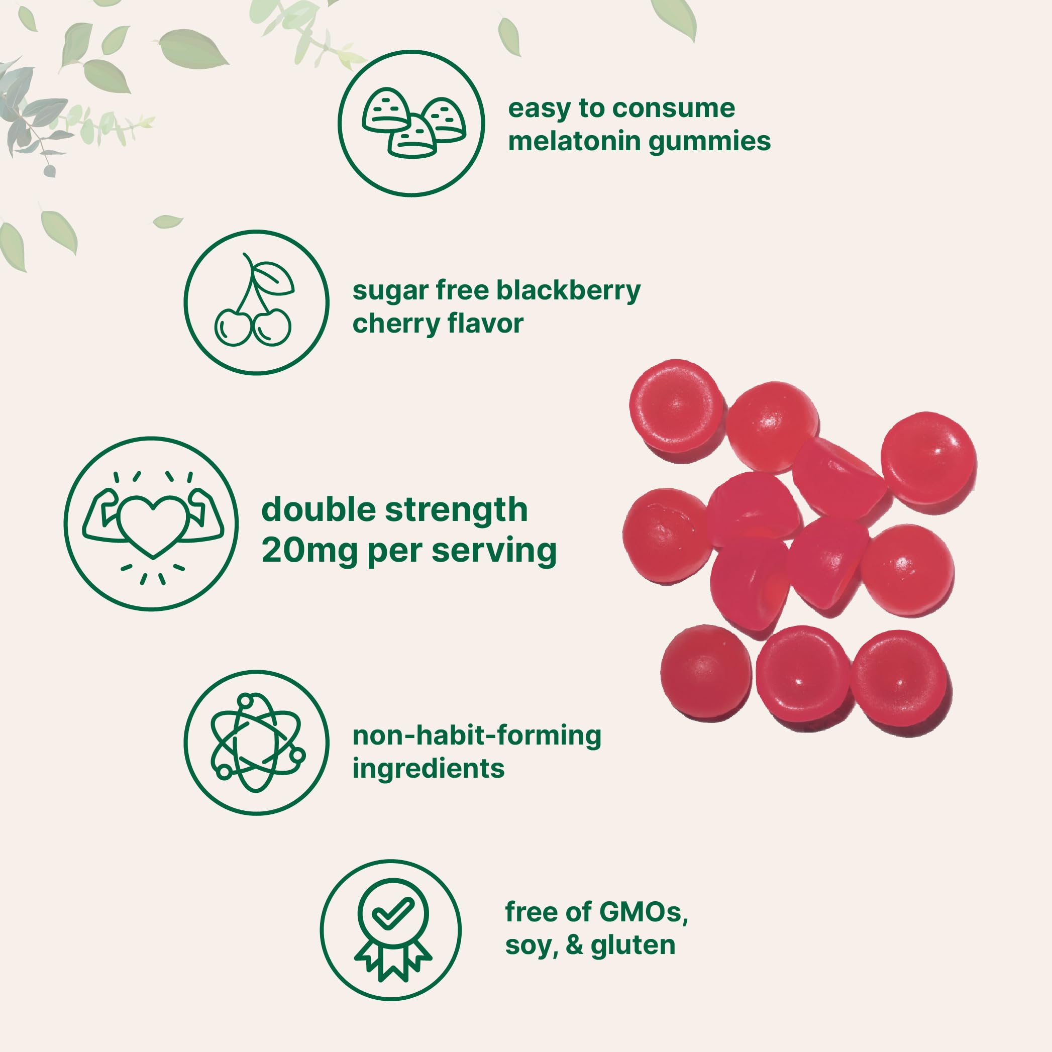Micro Ingredients Melatonin gummies non-habit-forming, supporting safe nightly use