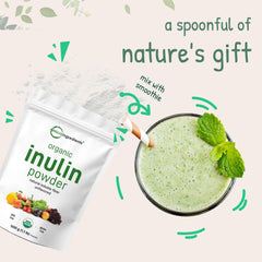 Micro Ingredients Organic Inulin FOS powder blends into yogurt for extra fiber