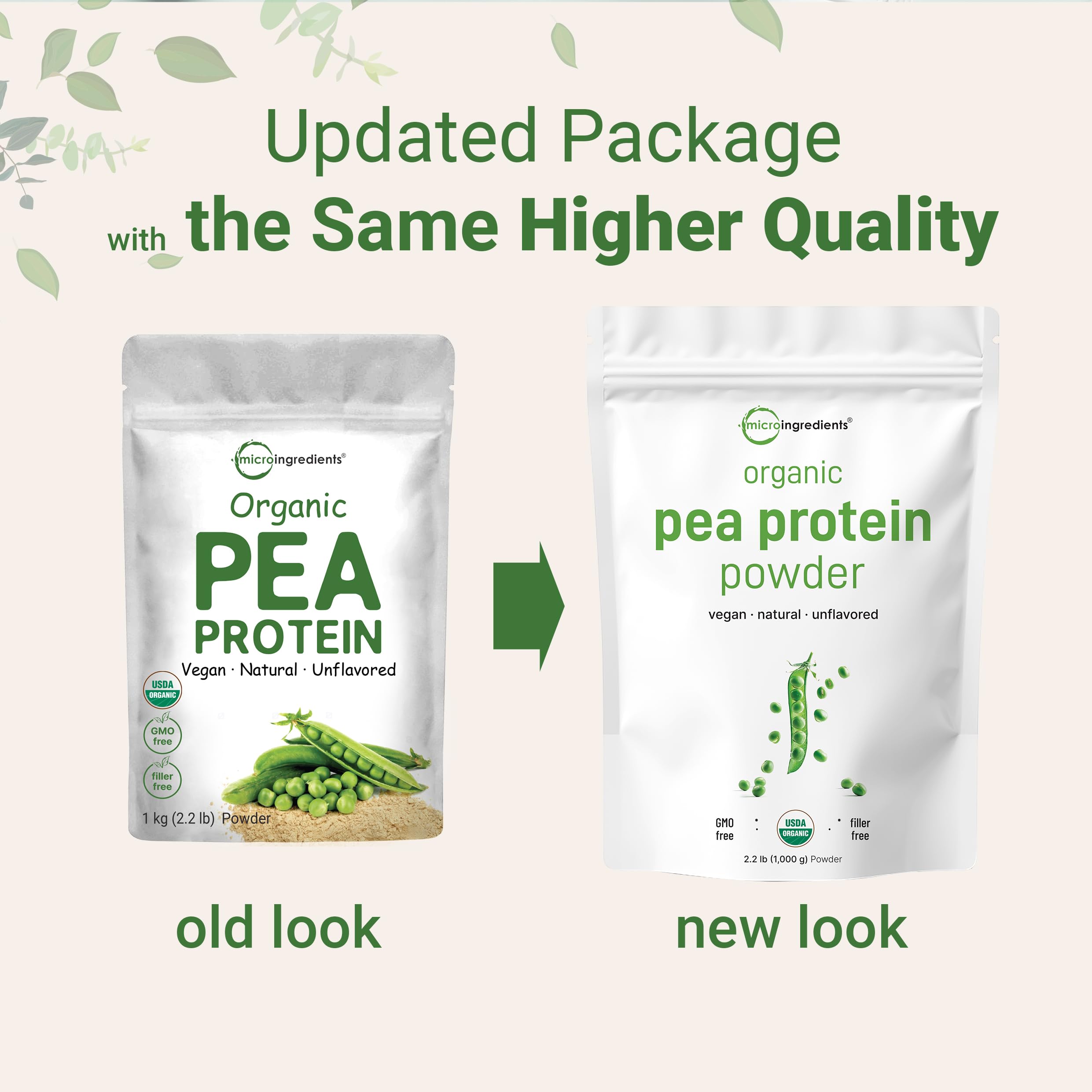Micro Ingredients pea protein powder in a shake glass showing smooth texture and neutral flavor.