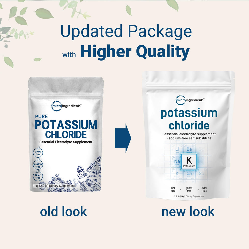 Micro Ingredients potassium chloride powder in a shake for balanced hydration.