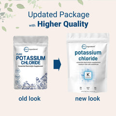 Micro Ingredients potassium chloride powder in a shake for balanced hydration.