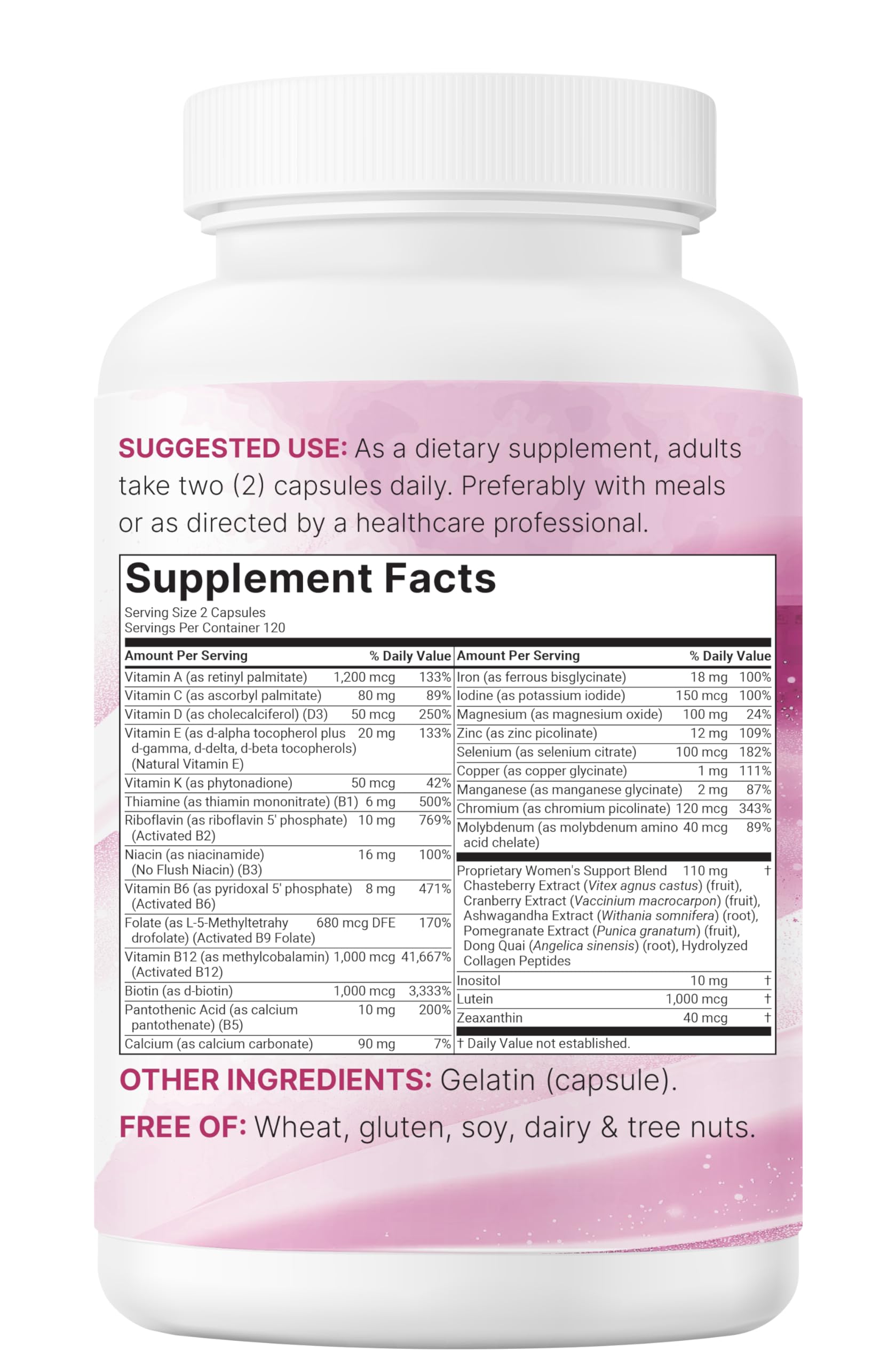 Micro Ingredients bottle packaging showcasing clean non-GMO formula