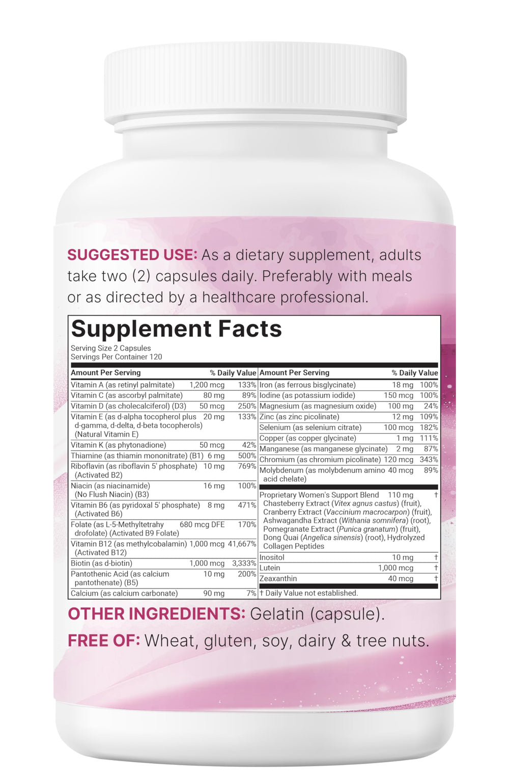 Micro Ingredients bottle packaging showcasing clean non-GMO formula
