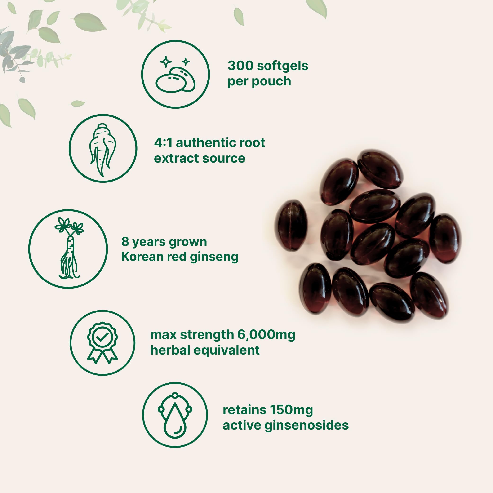 Micro Ingredients Red Panax Ginseng extract 4:1 label closeup.