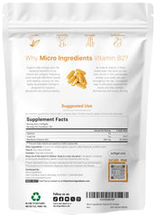 Micro Ingredients riboflavin 400mg softgels, 240-count, convenient daily energy support.