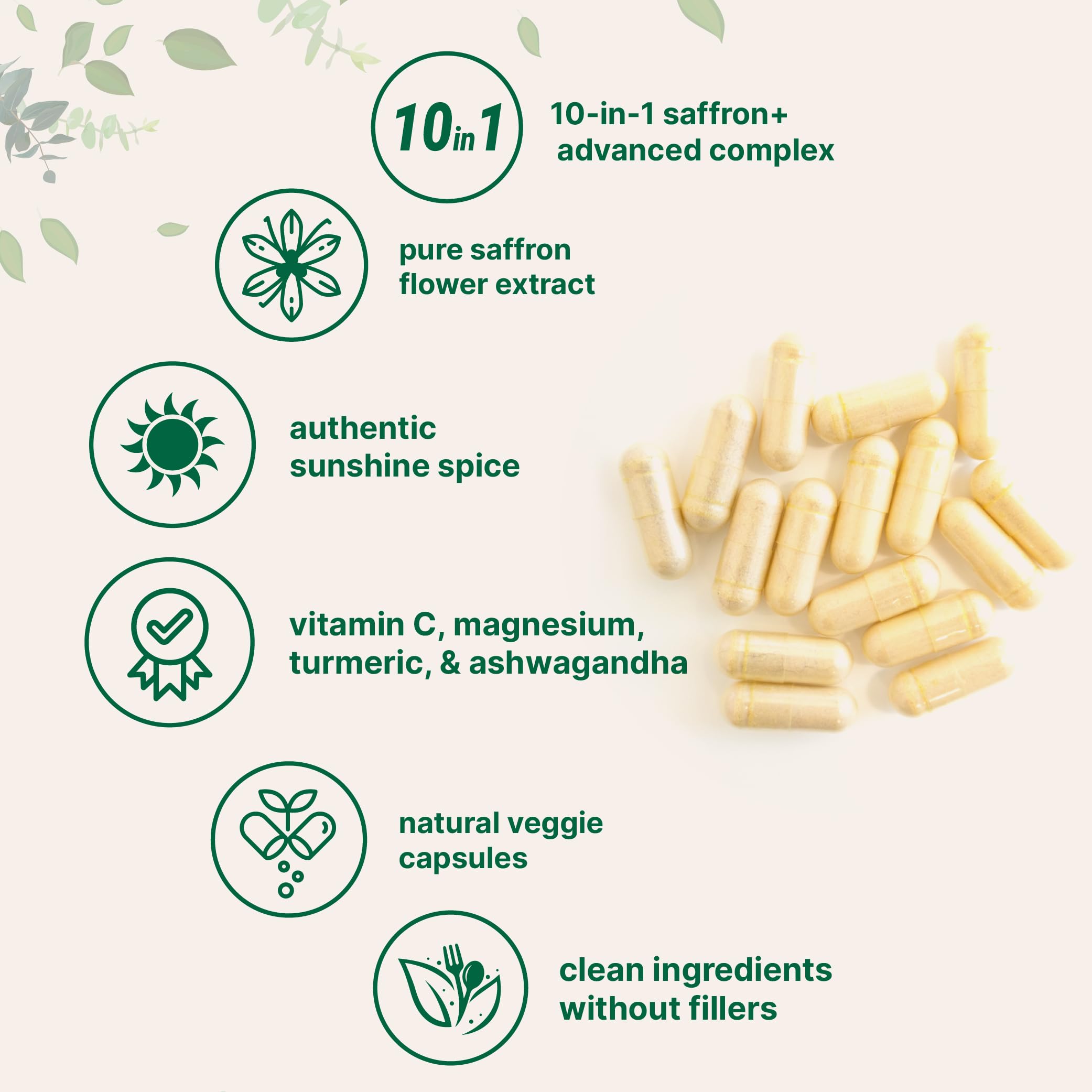 Micro Ingredients Saffron+ Advanced label closeup signals clean, third-party tested quality