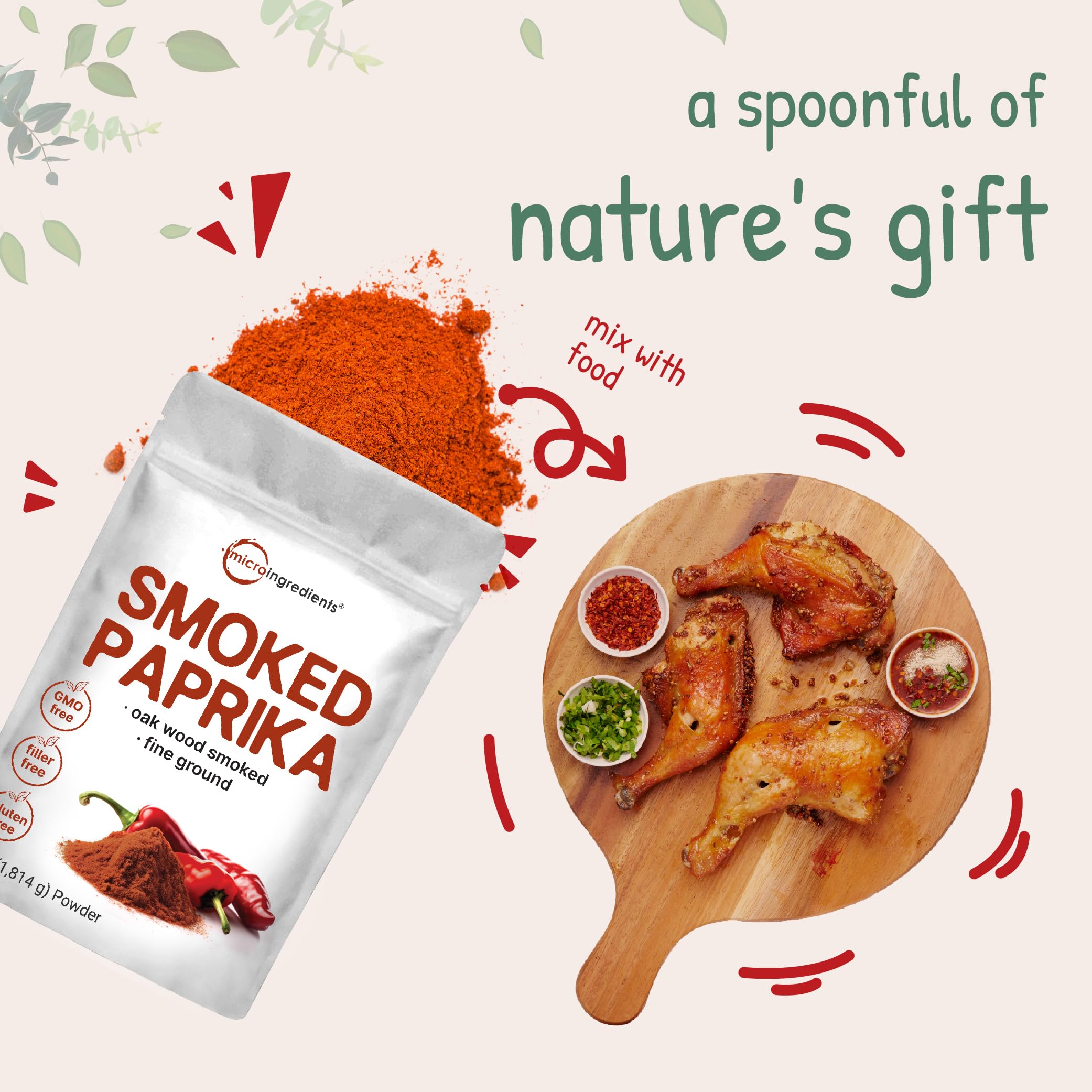 Micro Ingredients paprika used in marinades to boost flavor and tenderness
