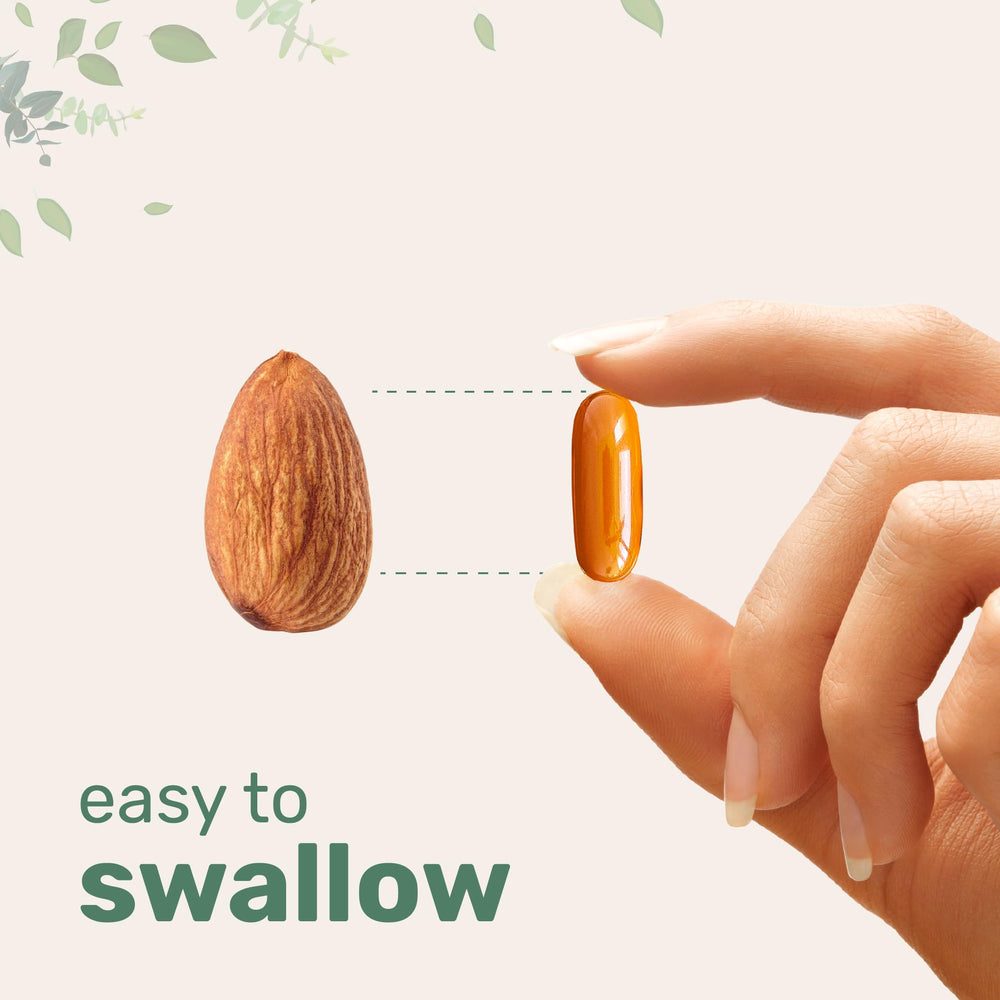 Close-up of Micro Ingredients riboflavin softgels highlighting non-GMO gluten-free formula.
