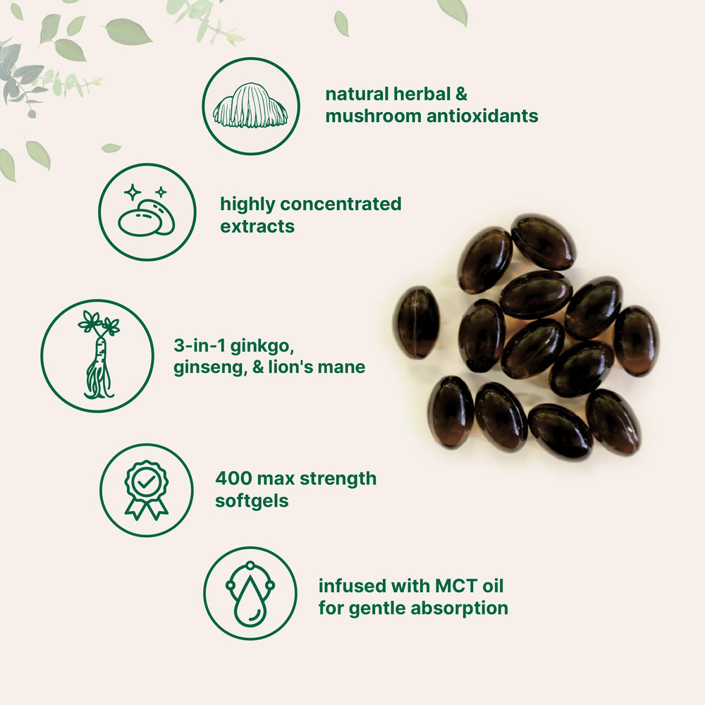 Micro Ingredients softgels closeup shows smooth, oil-infused capsules.