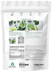 Micro Ingredients spirulina scoop beside bag for convenient daily greens boost