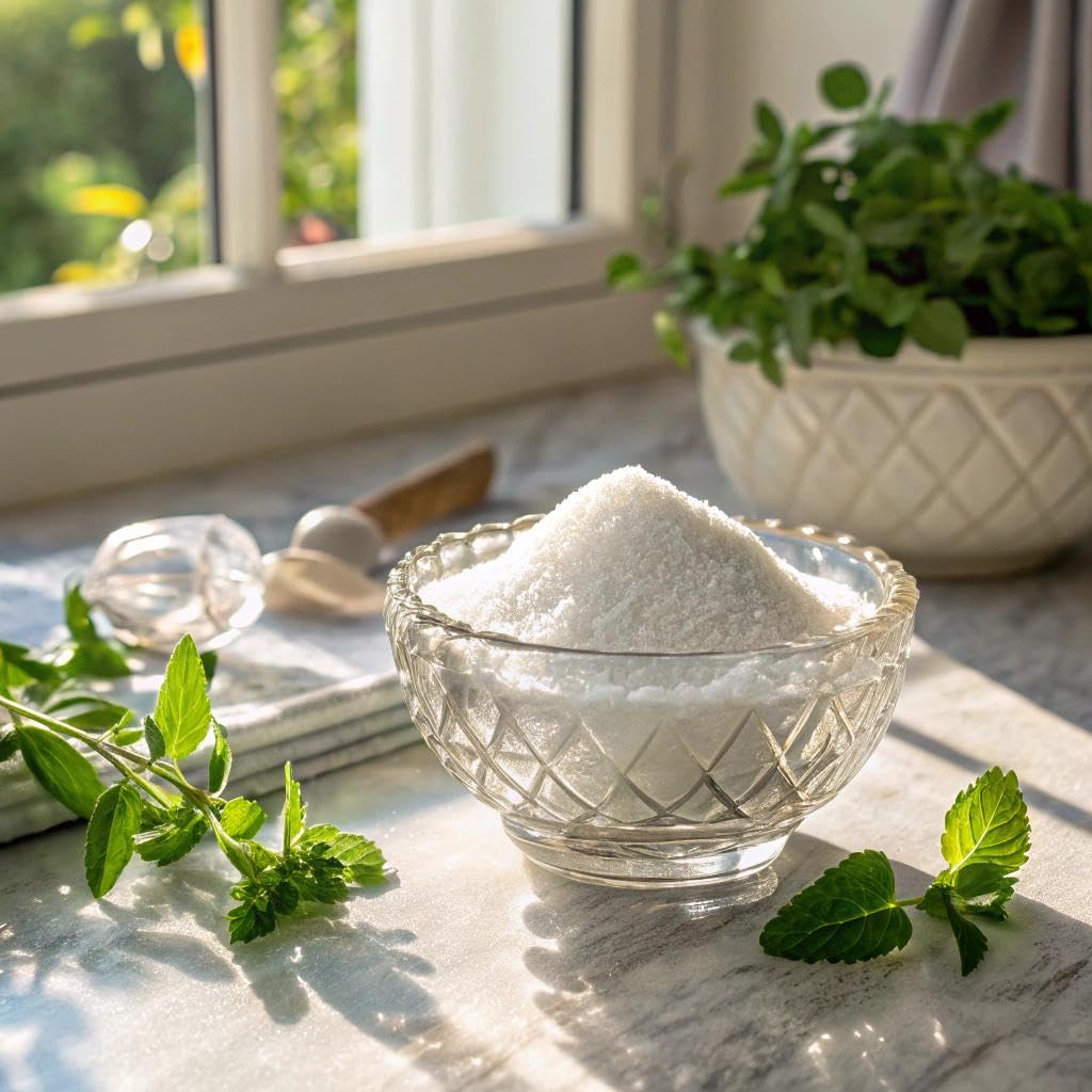 Micro Ingredients stevia powder scoop—easy portioning for precise sweetness.