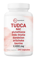 Micro Ingredients TUDCA 2,000mg – 7-in-1 NAC, Milk Thistle & Glutathione