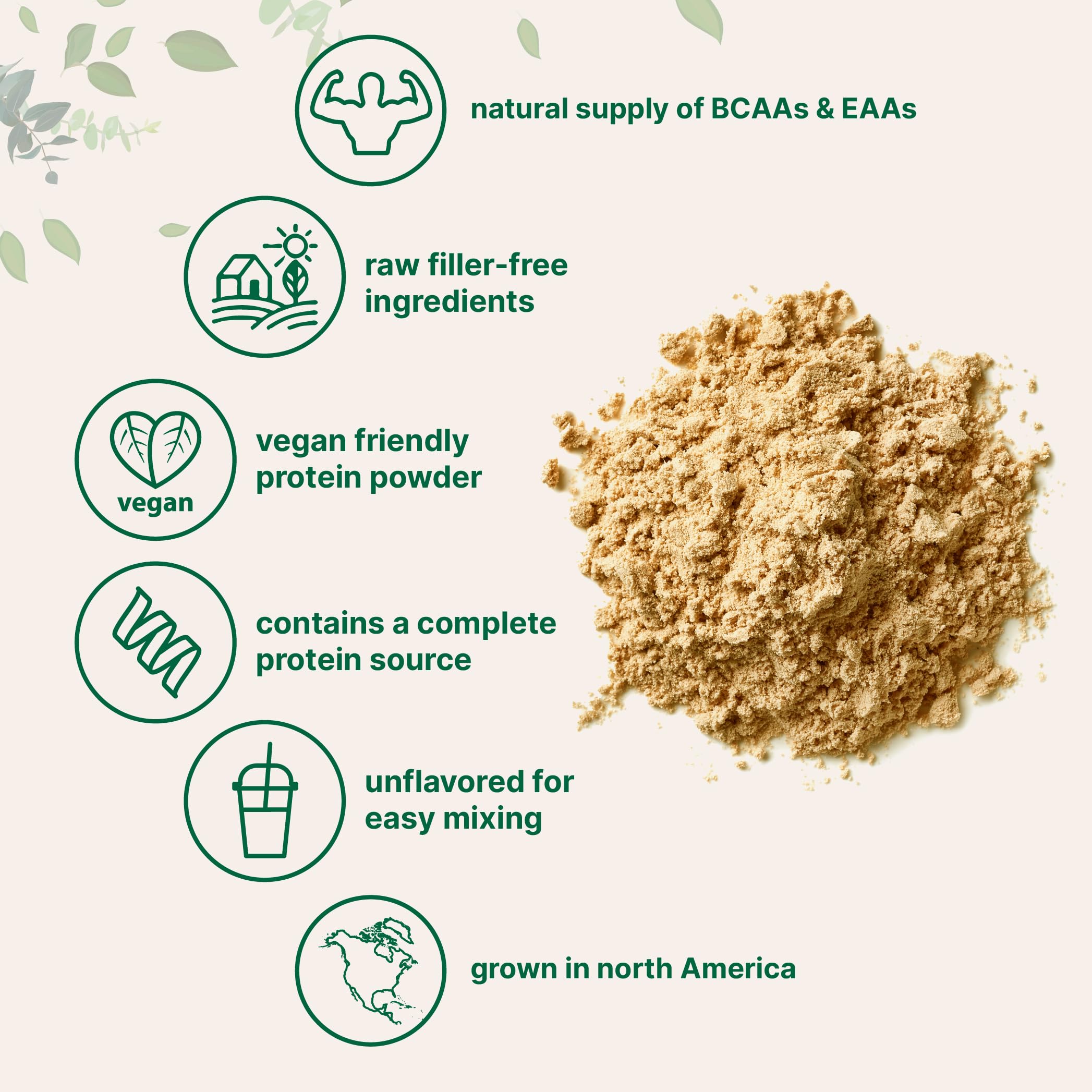 Micro Ingredients unflavored pea protein mix blends into any recipe
