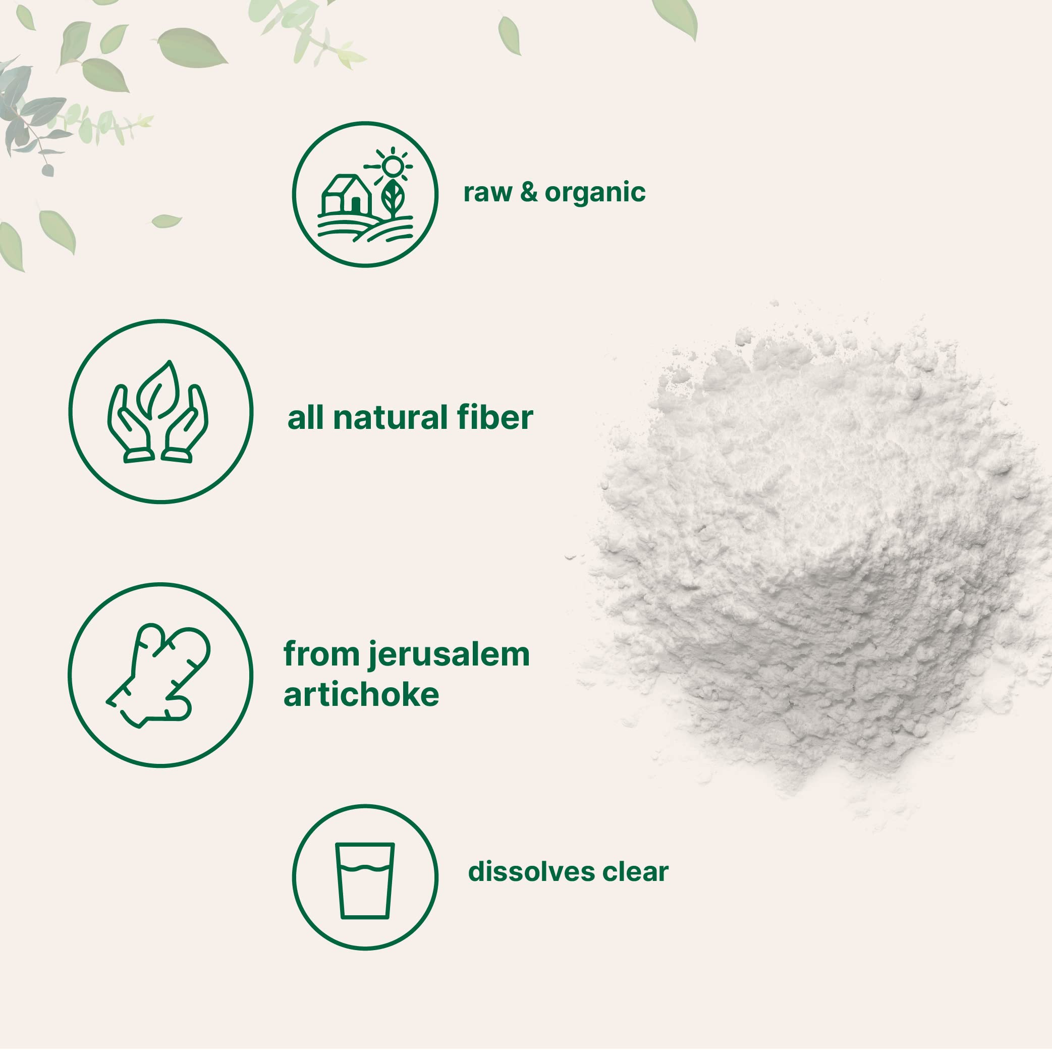 Micro Ingredients vegan-friendly inulin powder suitable for plant-based diets.