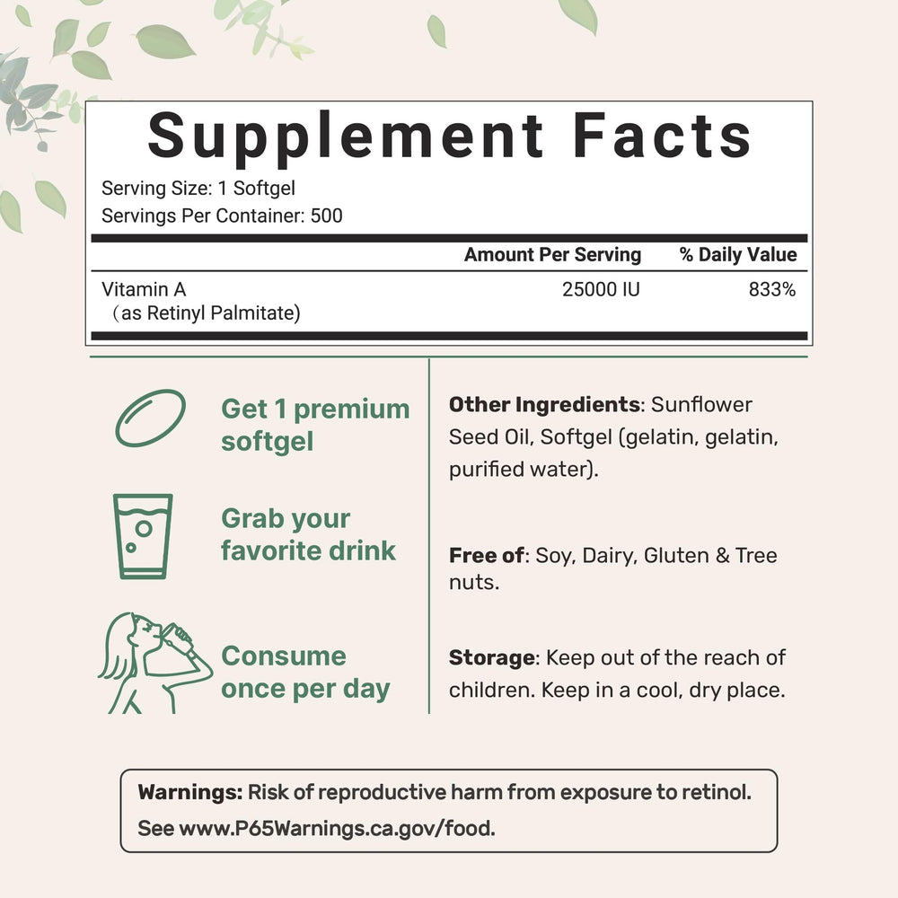 Close-up of coconut oil-infused vitamin A softgels by Micro Ingredients.