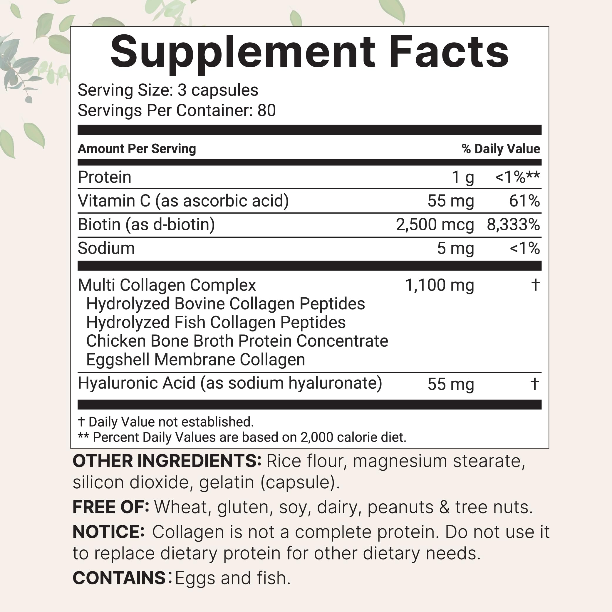 Micro Ingredients vitamin C complex close-up highlighting two absorption forms.
