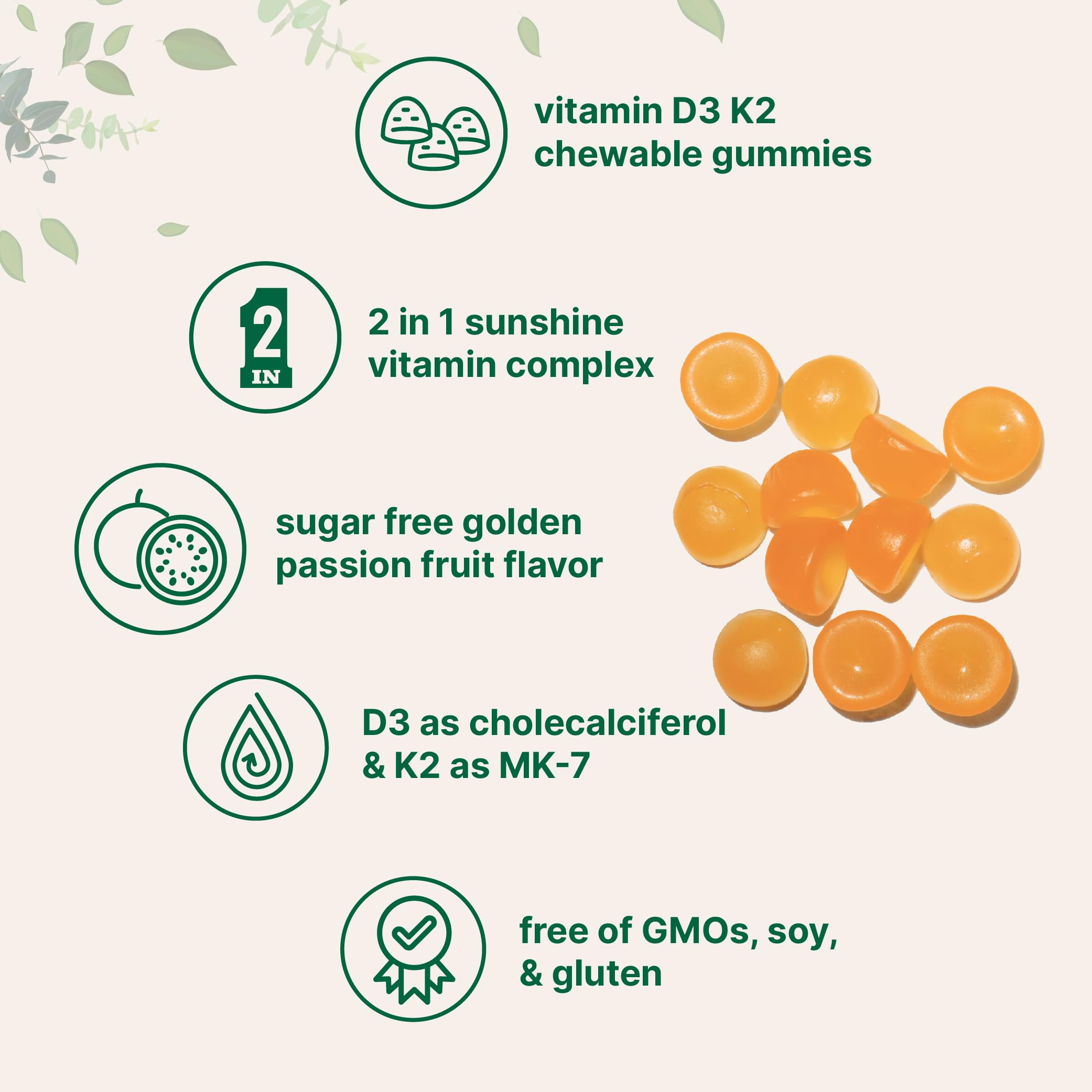 Micro Ingredients two gummies per serving illustrate the two-a-day routine