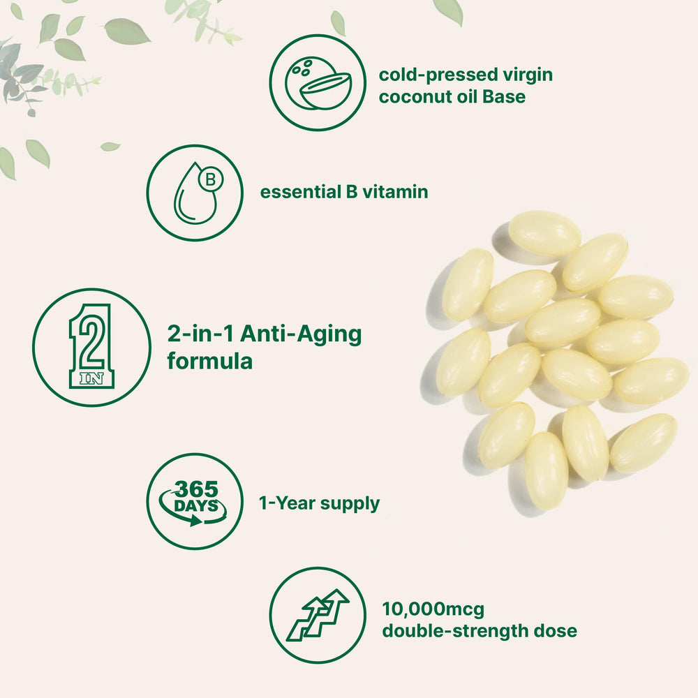 Micro Ingredients Year-supply packaging showing a full 365-day count