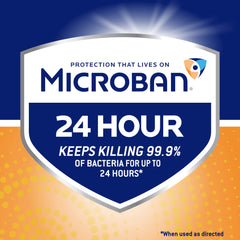 Microban 24 Hour Sanitizing Spray on light switch keeps surfaces fresh