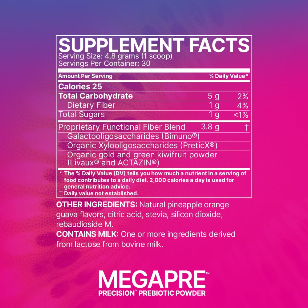 MegaPre capsules offer a convenient alternative to powder for busy days.