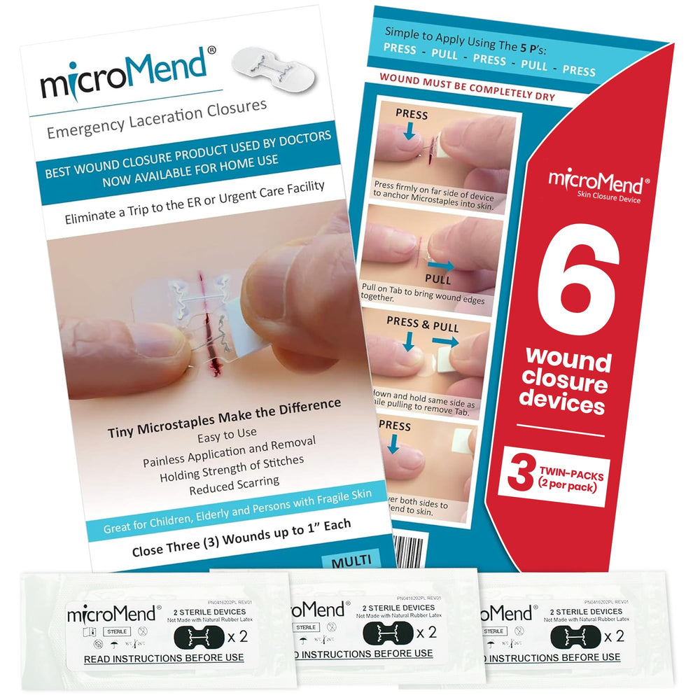 Micromend compact storage image emphasizing packability and quick access