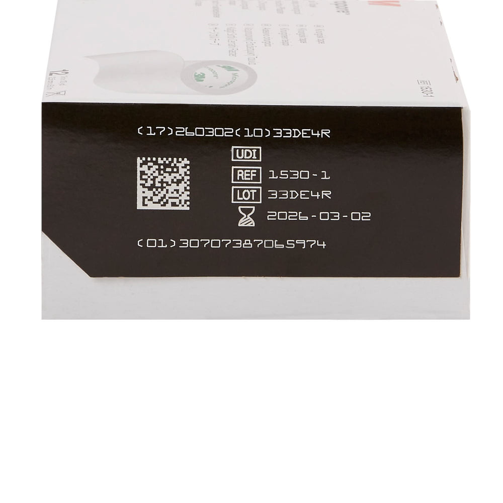 Micropore caja 12 rollos para abastecimiento práctico en entornos médicos.