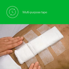Micropore uso en curaciones con cinta de papel blanca para fijación estable