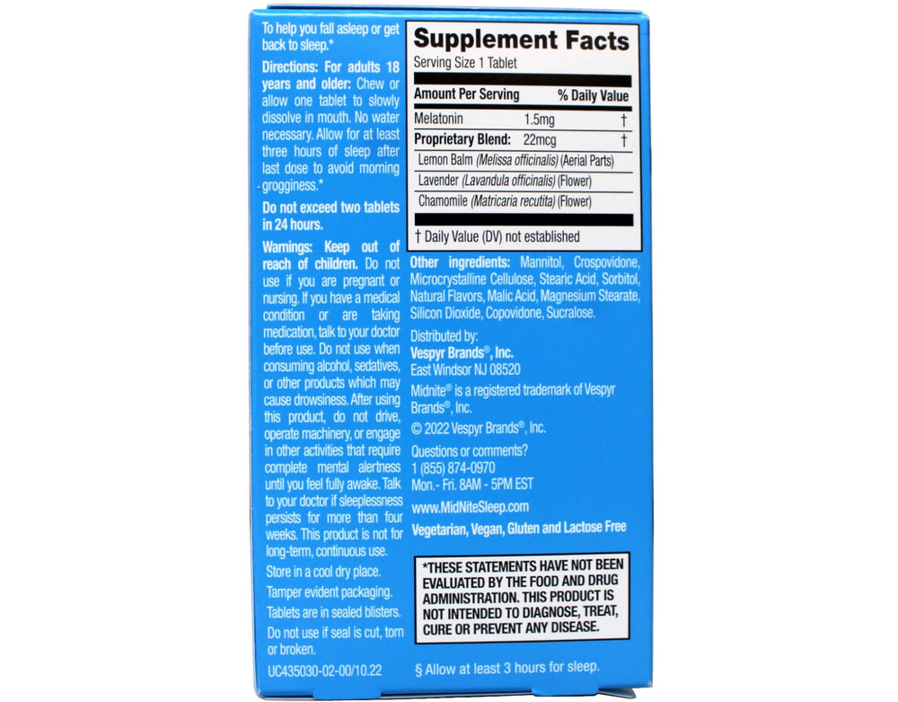Tablet dissolving in mouth highlights cherry flavor for a smooth sleep aid experience