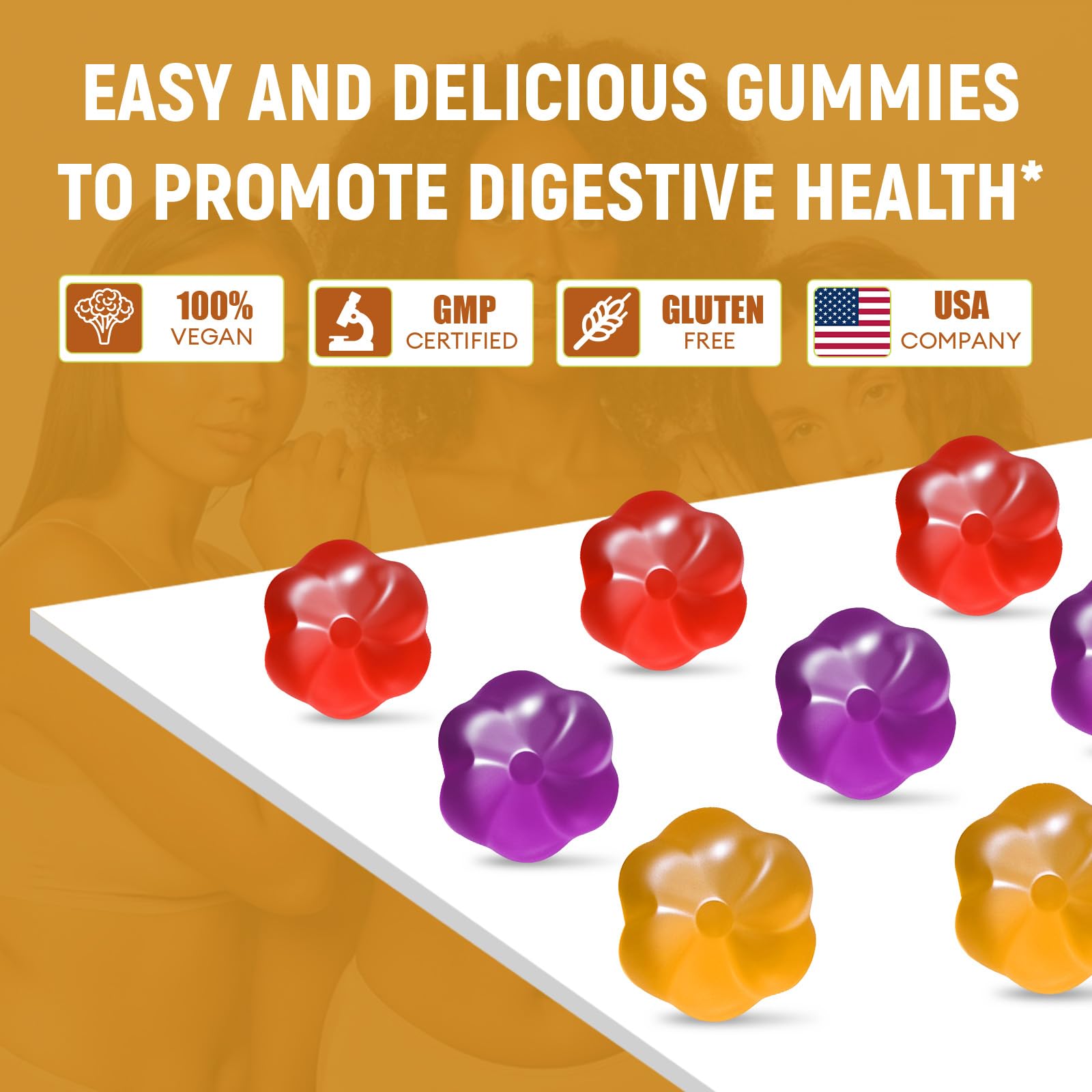 Migcopat gummies with 30B CFU probiotic blend for gut-friendly snacking