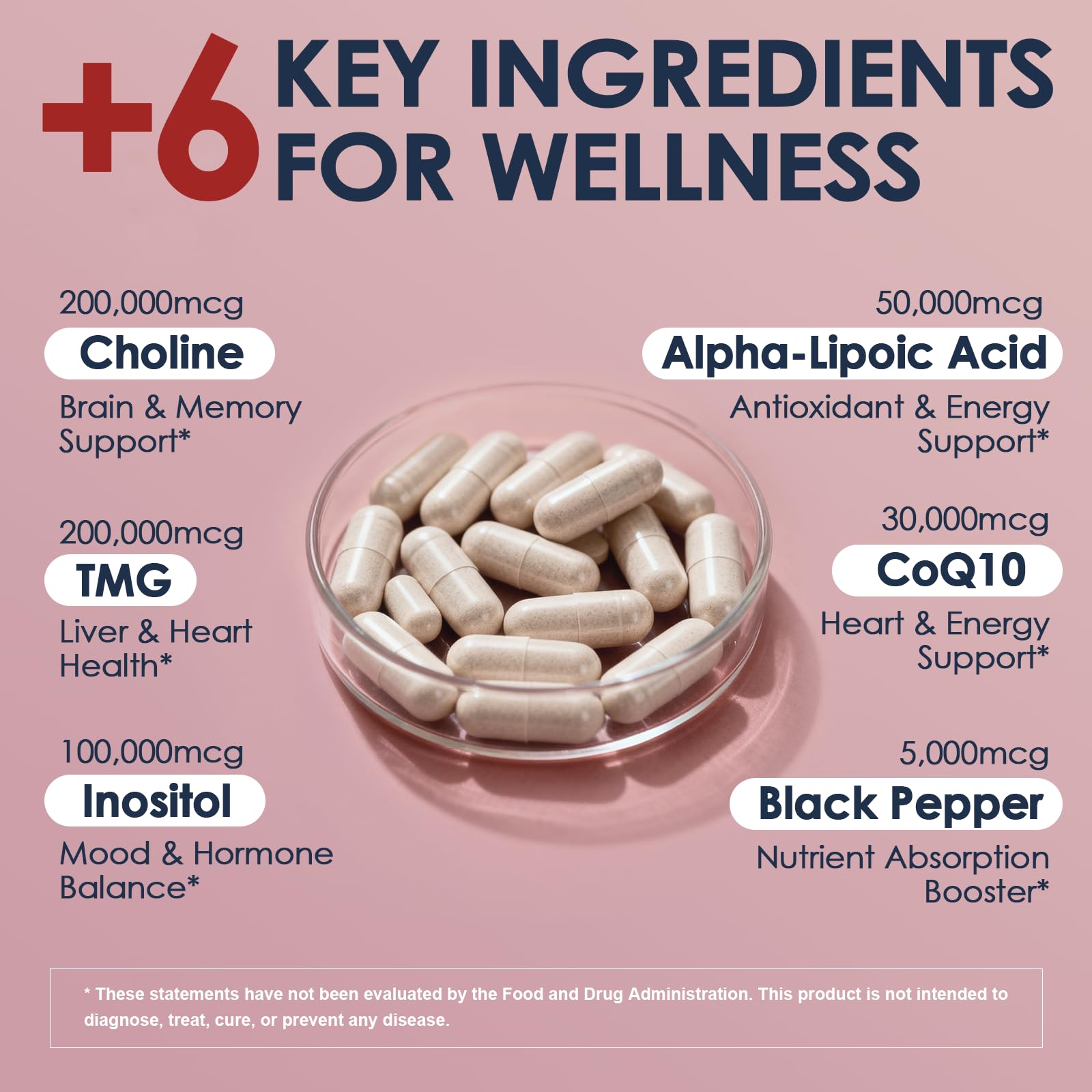 Migcopat 17-in-1 nutrition facts panel lists vitamins and co-factors.