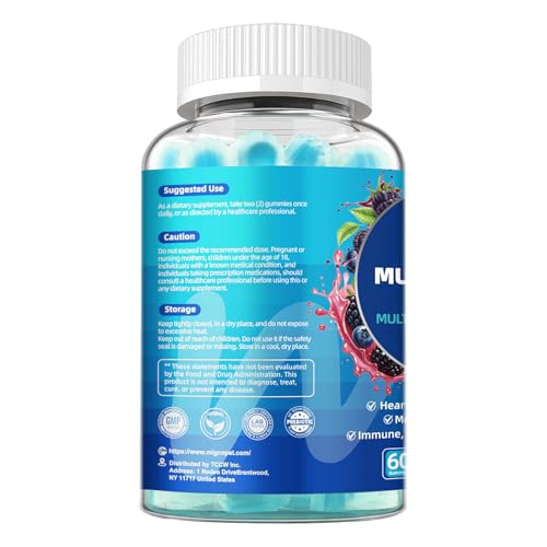 Migcopat bottle shows 60 gummies, a 30-day supply.