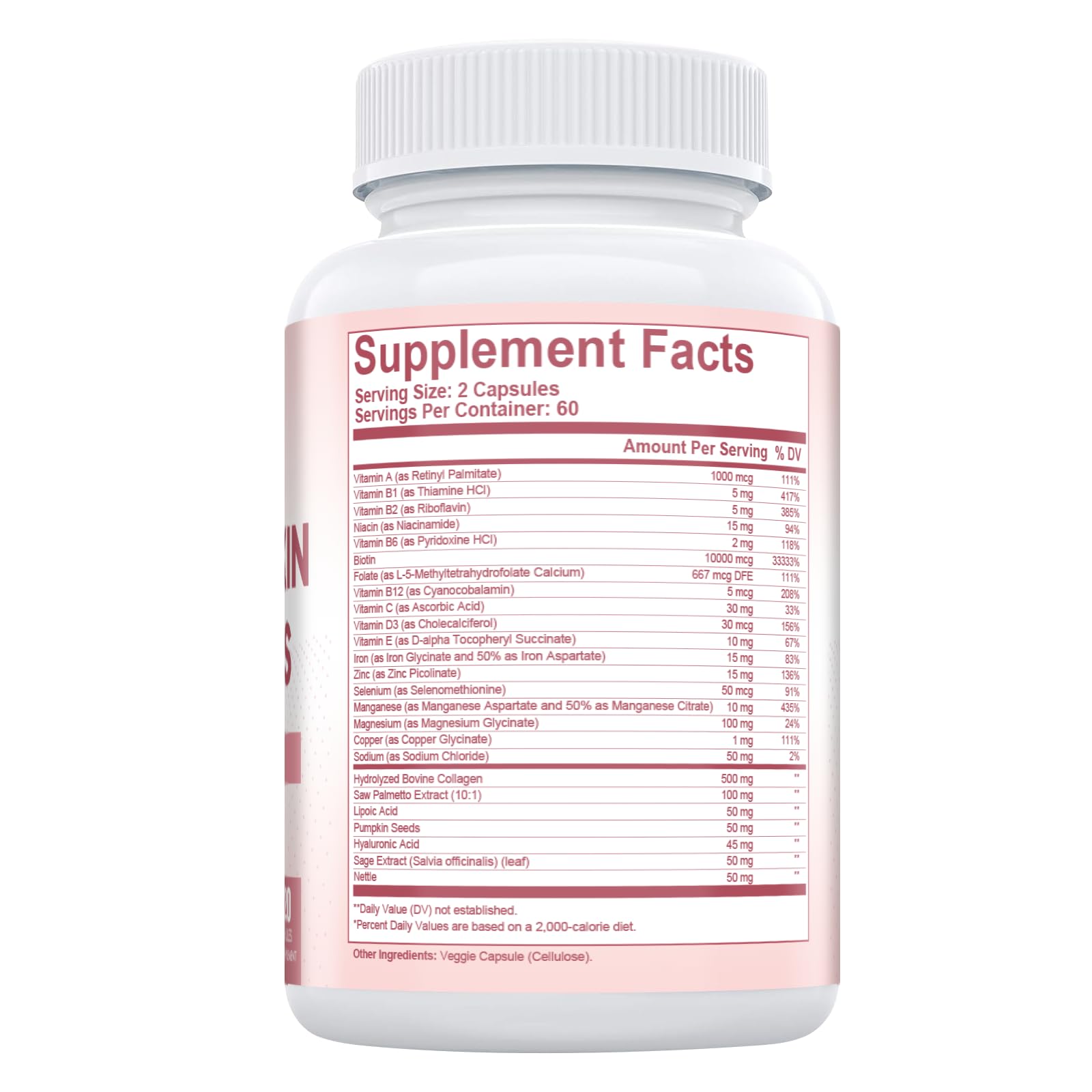 Migcopat botanicals pumpkin seed sage nettle illustrate natural nourishment.