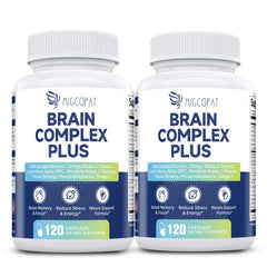 Migcopat brain supplement bottle front view for daily cognitive support.