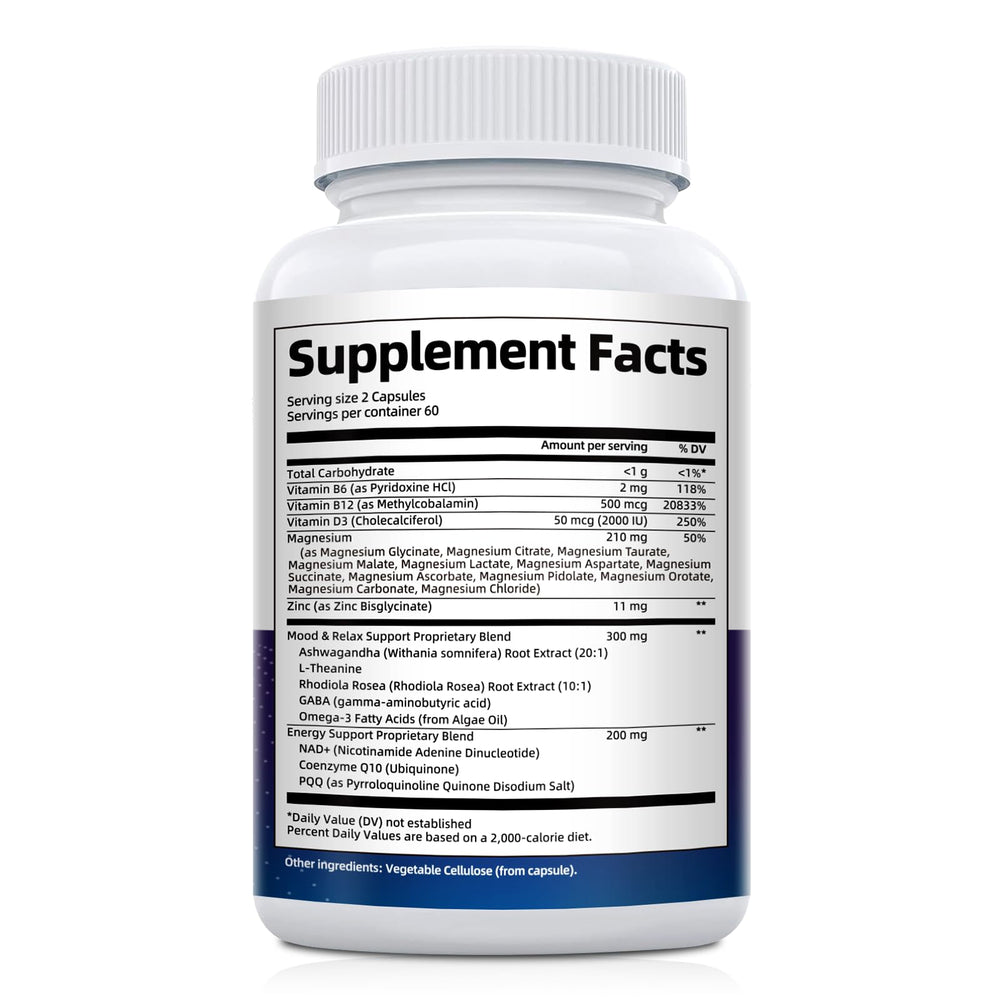 Migcopat Magnesium Complex: fórmula vegana y no transgénica para pureza.