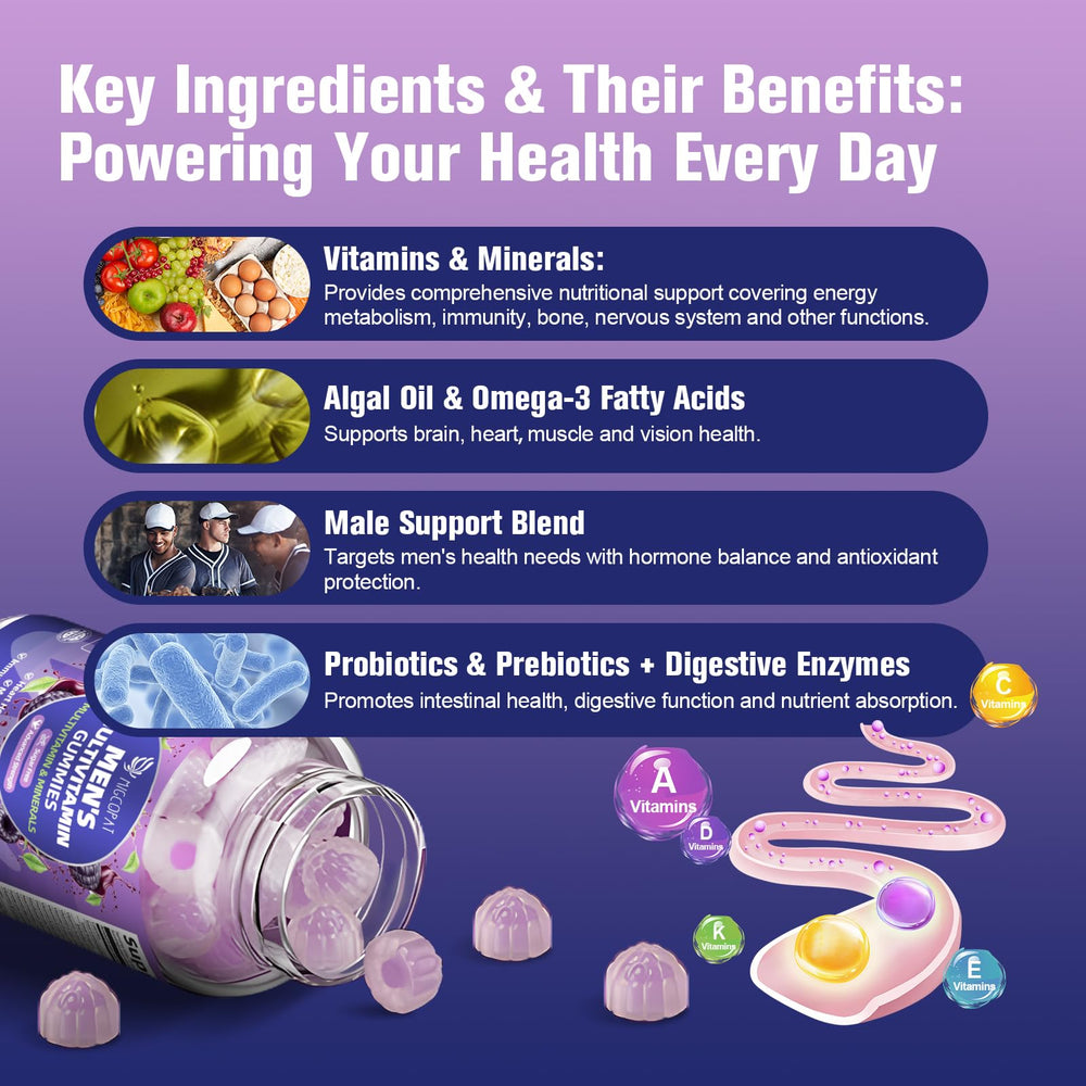Migcopat label detail highlights omega-3 and probiotic content for digestion