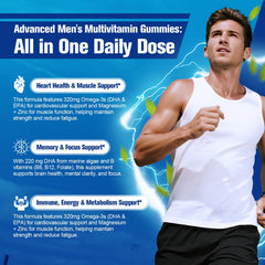 Migcopat omega-3 gummies highlight DHA and EPA for brain and heart support.