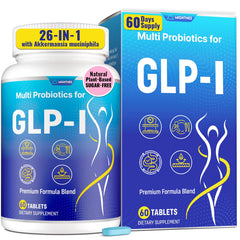 Mightnes GLP-l bottle front view for daily digestive support.