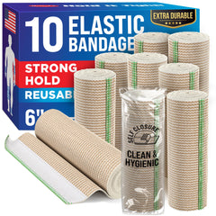 Mighty-X 6-inch bandage wrap covers the thigh for targeted support.