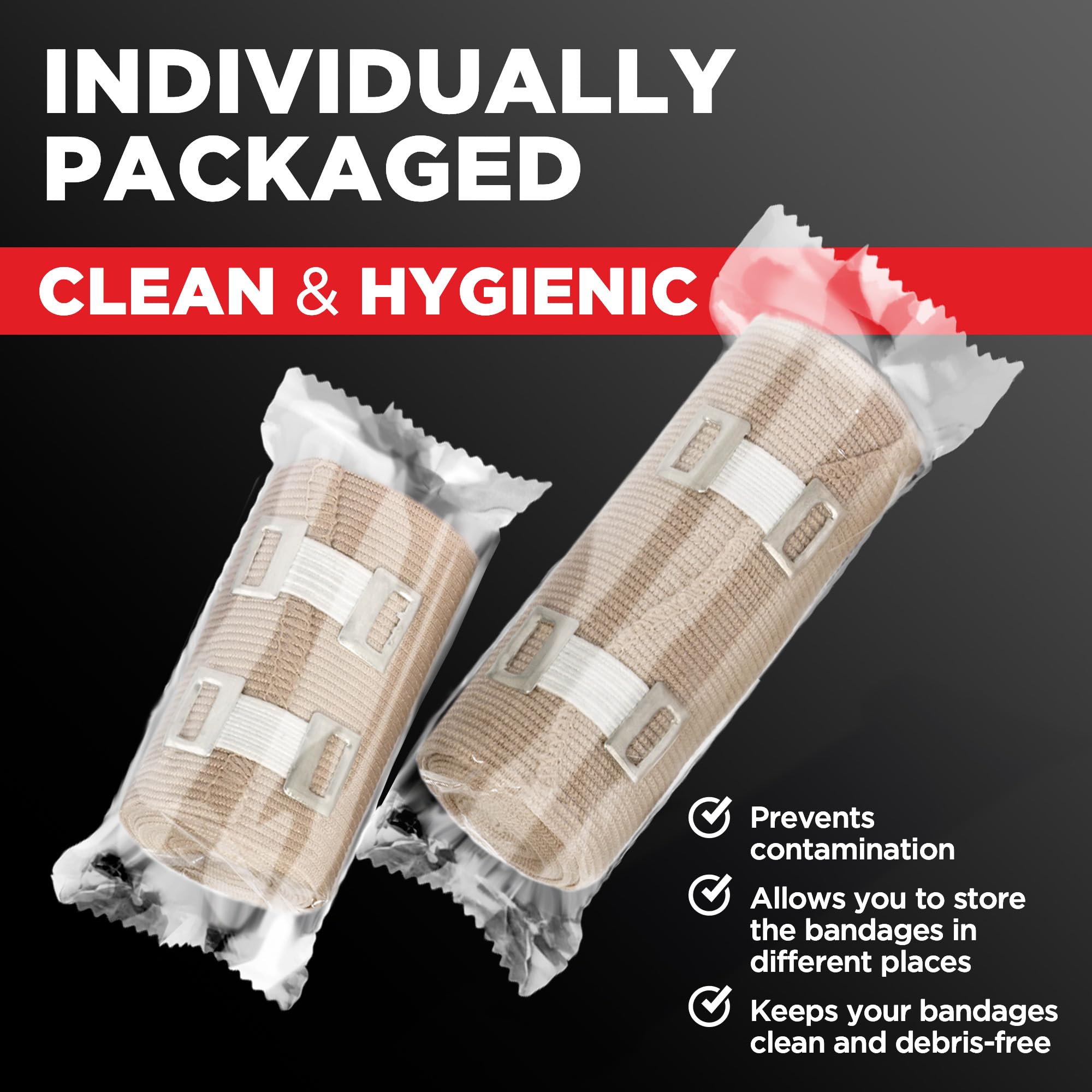 Mighty-X Bandage Clips 12 Extra — secure closures for quick, reliable wraps.
