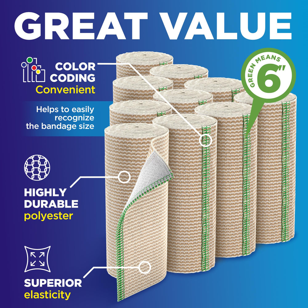 Mighty-X elastic bandage provides strong, comfortable support for active days.