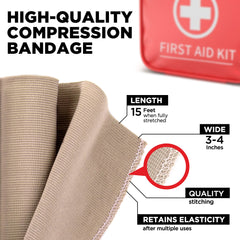 Mighty-X Premium Elastic Bandage Wrap 3in Arm — flexible wrap for daily comfort.
