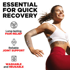 Mighty-X Premium Elastic Bandage Wrap 4in Ankle — strong compression for swelling management.